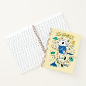 Adventure-tijd | "Algebraic" Finn Sketch Notitieboek (Binnen)