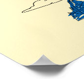 Adventure-tijd | "Algebraic" Finn Sketch Poster (Hoek)