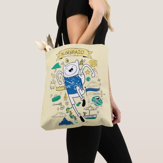 Adventure-tijd | "Algebraic" Finn Sketch Tote Bag (Dichtbij)