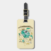 Adventure-tijd | "Awesomatude" BMO-schets Bagagelabel (Voorkant verticaal)