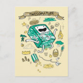 Adventure-tijd | "Awesomatude" BMO-schets Briefkaart (Voorkant)