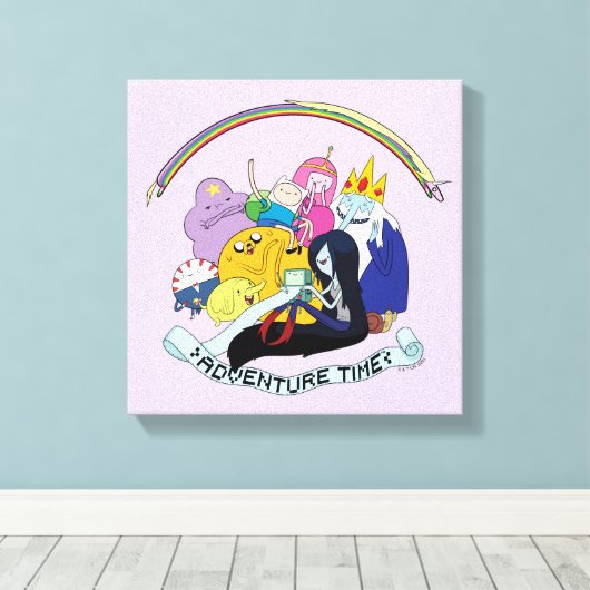 Adventure-tijd | BMO Group Graphic Canvas Afdruk (Insitu (Houten vloer))