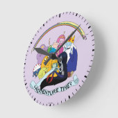 Adventure-tijd | BMO Group Graphic Ronde Klok (Hoek)