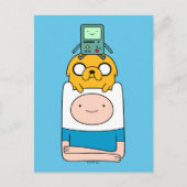 Adventure-tijd | BMO, Jake en Finn Briefkaart (Voorkant)