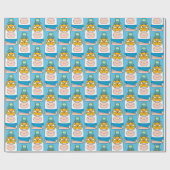 Adventure-tijd | BMO, Jake en Finn Cadeaupapier (Vlak)