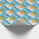 Adventure-tijd | BMO, Jake en Finn Cadeaupapier (Hoek)