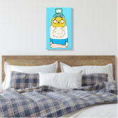 Adventure-tijd | BMO, Jake en Finn Canvas Afdruk (Insitu (Slaapkamer))