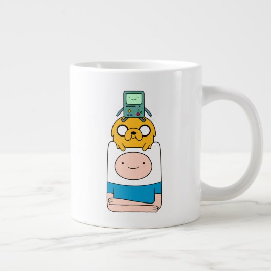 Adventure-tijd | BMO, Jake en Finn Grote Koffiekop (Rechts)