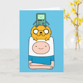 Adventure-tijd | BMO, Jake en Finn Kaart (Gele Bloem)