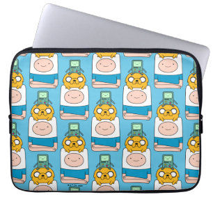 Adventure-tijd   BMO, Jake en Finn Laptop Sleeve