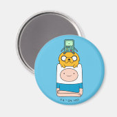 Adventure-tijd | BMO, Jake en Finn Magneet (Voorkant / Achterkant)