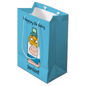 Adventure-tijd | BMO, Jake en Finn Medium Cadeauzakje (Voorkant Gekanteld)