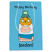 Adventure-tijd | BMO, Jake en Finn Medium Cadeauzakje (Voorkant)