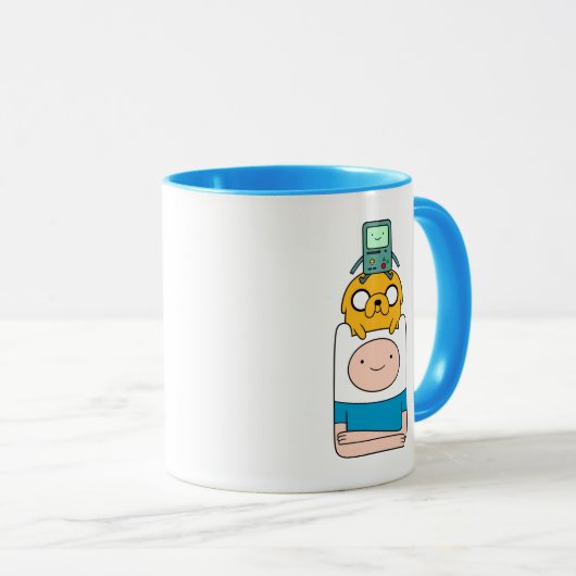 Adventure-tijd | BMO, Jake en Finn Mok (Voorkant rechts)