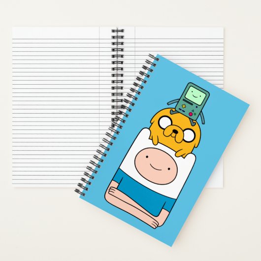 Adventure-tijd | BMO, Jake en Finn Notitieboek (Binnen)