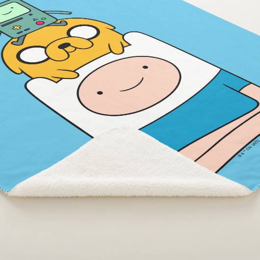 Adventure-tijd | BMO, Jake en Finn Sherpa Deken (3/4)