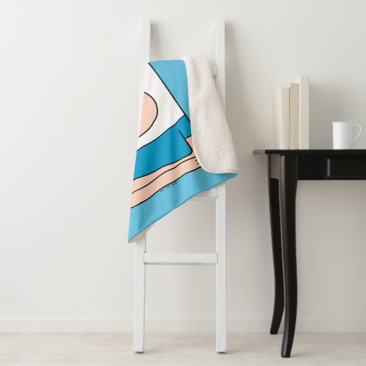 Adventure-tijd | BMO, Jake en Finn Sherpa Deken (In situ)