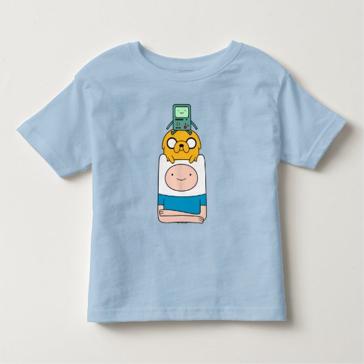 Adventure-tijd | BMO, Jake en Finn T-Shirt (Voorkant)