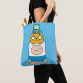 Adventure-tijd | BMO, Jake en Finn Tote Bag (Dichtbij)