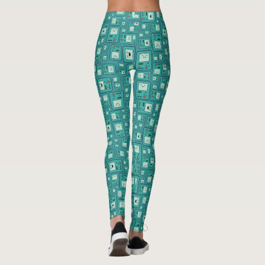 Adventure-tijd | BMO-patroon Leggings (Achterkant)