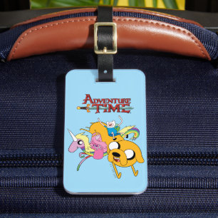 Adventure-tijd Dame, Bubblegum, Finn & Jake Bagagelabel