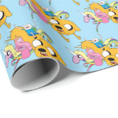 Adventure-tijd | Dame, Bubblegum, Finn & Jake Cadeaupapier (Rol Hoek)