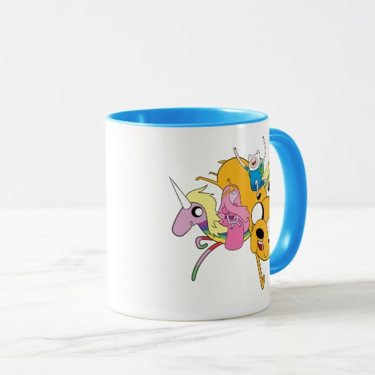 Adventure-tijd | Dame, Bubblegum, Finn & Jake Mok (Voorkant rechts)