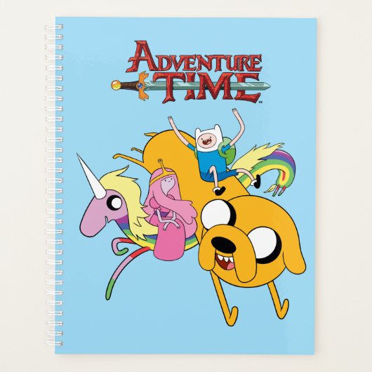 Adventure-tijd | Dame, Bubblegum, Finn & Jake Planner (Voorkant)