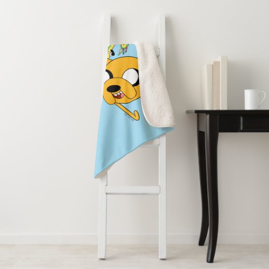 Adventure-tijd | Dame, Bubblegum, Finn & Jake Sherpa Deken (In situ)