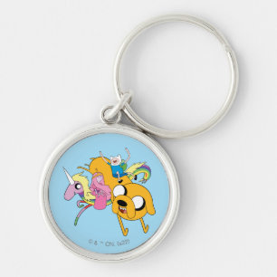 Adventure-tijd   Dame, Bubblegum, Finn & Jake Sleutelhanger