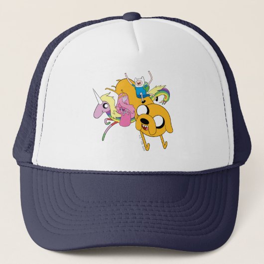 Adventure-tijd | Dame, Bubblegum, Finn & Jake Trucker Pet (Voorkant)