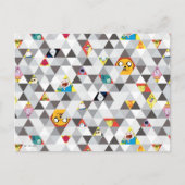 Adventure-tijd | Driehoekig tekenpatroon Briefkaart (Voorkant)