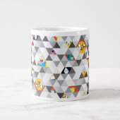 Adventure-tijd | Driehoekig tekenpatroon Grote Koffiekop (Voorkant)