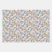 Adventure-tijd | Driehoekig tekenpatroon Inpakpapier Vel (Voorkant 3)