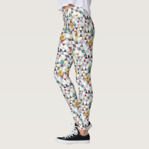 Adventure-tijd   Driehoekig tekenpatroon Leggings