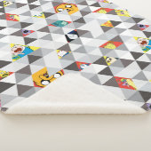 Adventure-tijd | Driehoekig tekenpatroon Sherpa Deken (3/4)