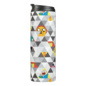 Adventure-tijd | Driehoekig tekenpatroon Thermosbeker (Geroteerd rechts)