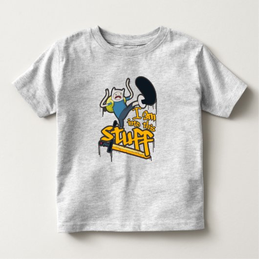 Adventure-tijd | Finn "I Am in this Stuff" T-Shi Kinder Shirts (Voorkant)
