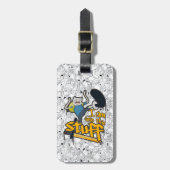 Adventure-tijd | Finn "Ik ben in dit soort spullen Bagagelabel (Voorkant verticaal)