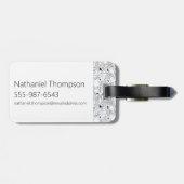 Adventure-tijd | Finn "Ik ben in dit soort spullen Bagagelabel (Achterkant horizontaal)