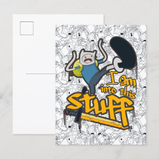 Adventure-tijd | Finn "Ik ben in dit soort spullen Briefkaart