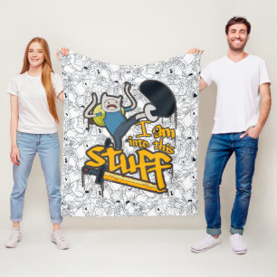 Adventure-tijd Finn "Ik ben in dit soort spullen Fleece Deken