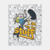 Adventure-tijd | Finn "Ik ben in dit soort spullen Fleece Deken (Voorkant)