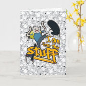 Adventure-tijd | Finn "Ik ben in dit soort spullen Kaart (Gele Bloem)