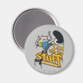 Adventure-tijd | Finn "Ik ben in dit soort spullen Magneet (Voorkant / Achterkant)