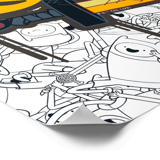 Adventure-tijd | Finn "Ik ben in dit soort spullen Poster (Hoek)