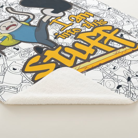 Adventure-tijd | Finn "Ik ben in dit soort spullen Sherpa Deken (3/4)