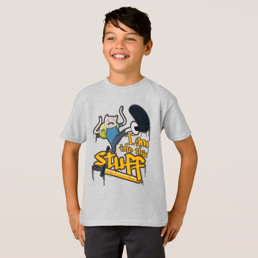 Adventure-tijd | Finn "Ik ben in dit soort spullen T-shirt (Voorkant volledig)