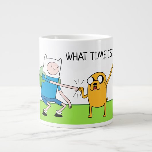 Adventure-tijd | Finn & Jake Fist Bump Grote Koffiekop (Voorkant)