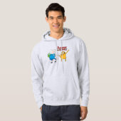 Adventure-tijd | Finn & Jake Fist Bump Hoodie (Voorkant volledig)